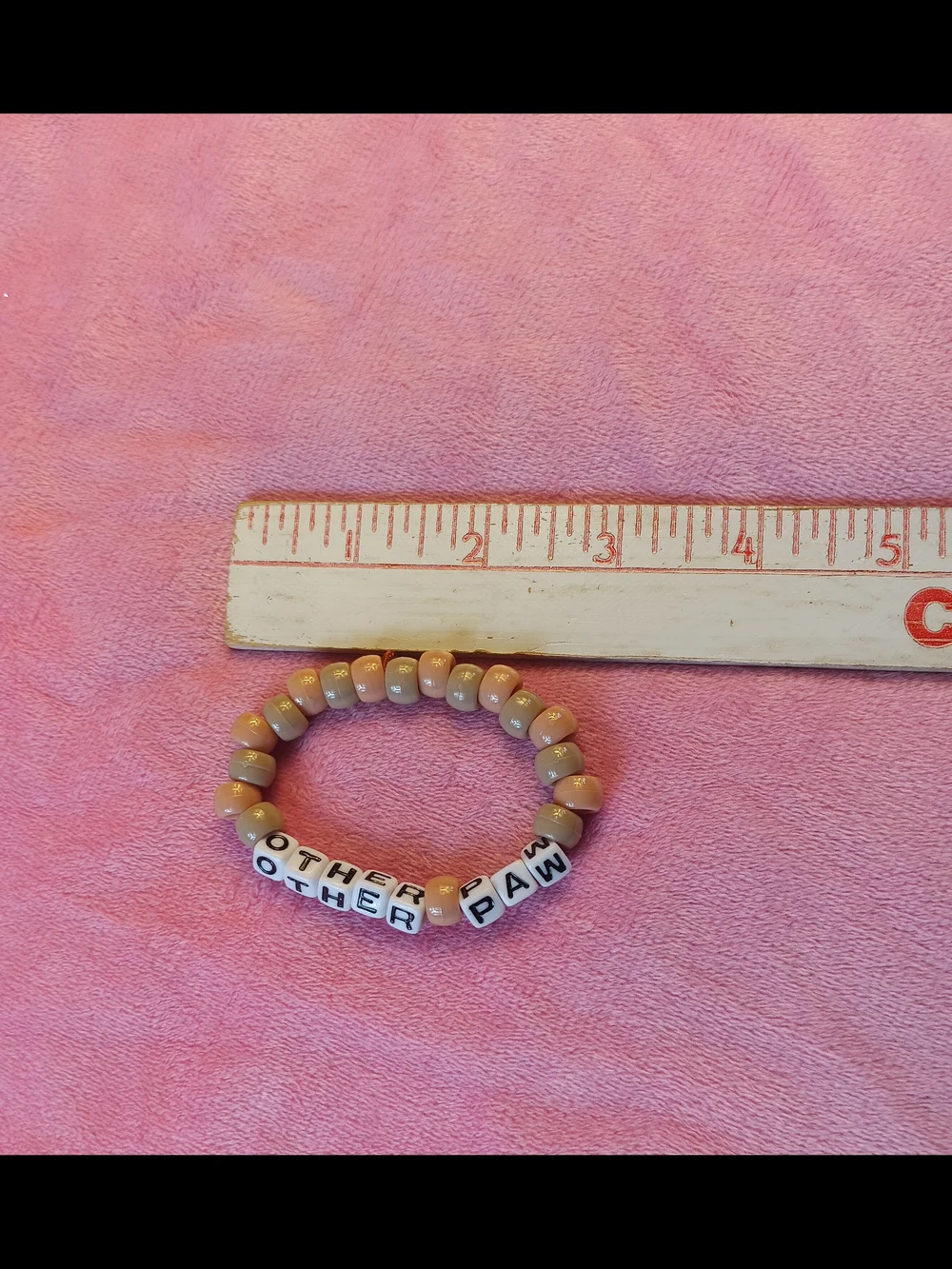 Beaded 'OTHER PAW' Bracelet